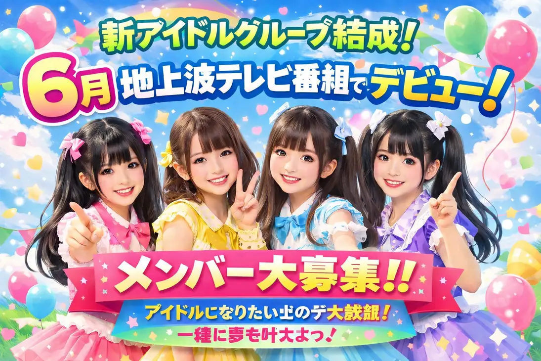 地上波デビューアイドル募集