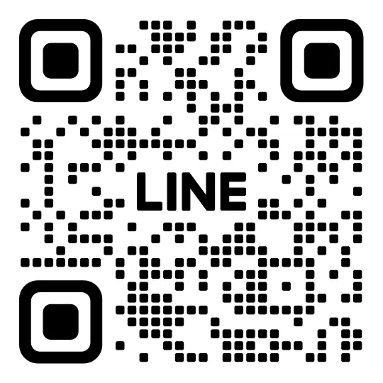 LINE公式アカウントのQRコード（パソコンからはスマホで読み取ってください）