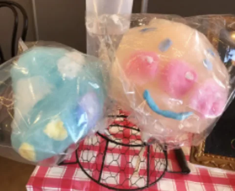 袋入りのキャラクターわたあめ